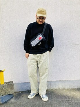Manhattan Portage Staffさん（メンズ・173cm）の冬コーディネート