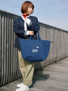 Manhattan Portage Staffさん（レディース・145cm）の冬コーディネート