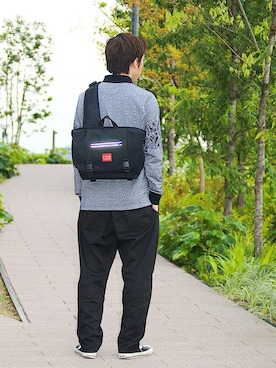 Manhattan Portage Staffさん（メンズ・171cm）の春コーディネート