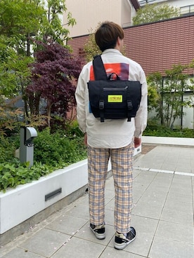 Manhattan Portage Staffさん(メンズ・172cm)の春コーディネート