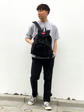 Manhattan Portage Staffさん（メンズ・175cm）の春コーディネート