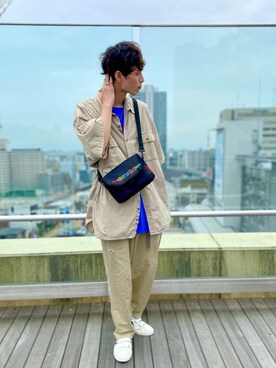 Manhattan Portage Staffさん（メンズ・180cm）の夏コーディネート