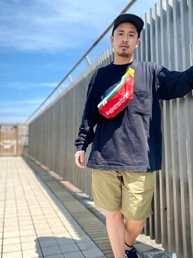 Manhattan Portage Staffさん(メンズ・170cm)の夏コーディネート