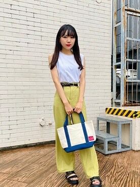 Manhattan Portage Staffさん（レディース・158cm）の夏コーディネート