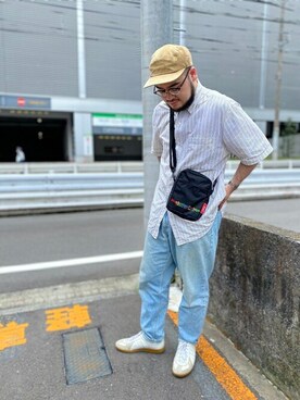 Manhattan Portage Staffさん（メンズ・173cm）の夏コーディネート