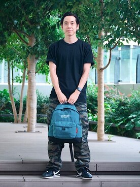 Manhattan Portage Staffさん（メンズ・171cm）の夏コーディネート