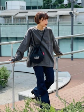 Manhattan Portage Staffさん（レディース・158cm）の秋コーディネート