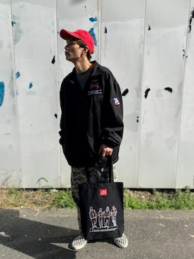 Manhattan Portage Staffさん（メンズ・180cm）の冬コーディネート