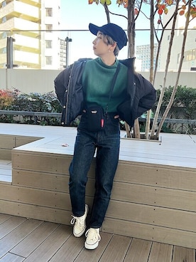 Manhattan Portage Staffさん(メンズ・160cm)の冬コーディネート