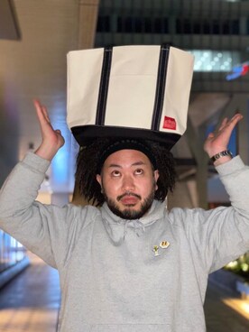 Manhattan Portage Staffさん（メンズ・177cm）の冬コーディネート