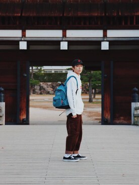 Manhattan Portage Staffさん（メンズ・170cm）の冬コーディネート