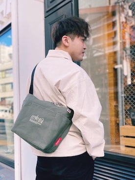 「ivory」｜Manhattan Portage Staffさん（メンズ・172cm）の冬コーディネート
