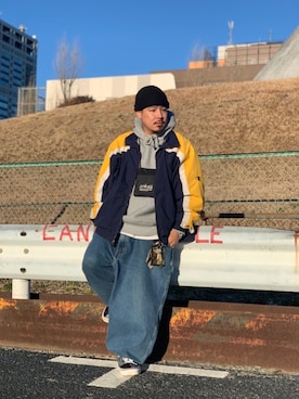 Manhattan Portage Staffさん（メンズ・165cm）の冬コーディネート