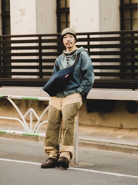 Manhattan Portage Staffさん(メンズ・175cm)の冬コーディネート