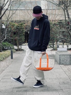 Manhattan Portage Staffさん(メンズ・176cm)の冬コーディネート