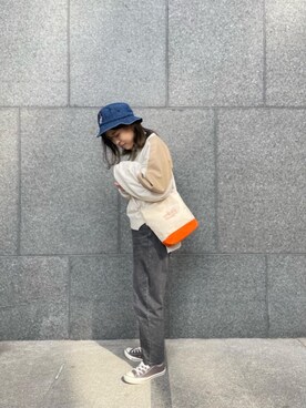 Manhattan Portage Staffさん(レディース・157cm)の冬コーディネート
