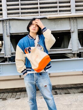 Manhattan Portage Staffさん（メンズ・170cm）の冬コーディネート