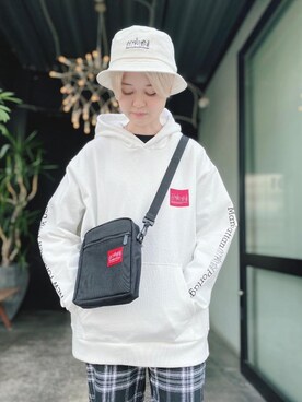 「休日こーで」｜Manhattan Portage Staffさん（レディース・160cm）の冬コーディネート