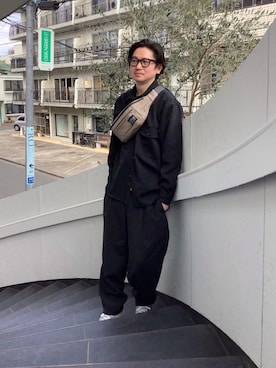 「Manhattan Portage BLACK LABEL」｜Manhattan Portage Staffさん（メンズ・176cm）の春コーディネート