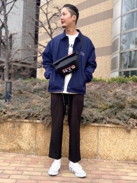 Manhattan Portage Staffさん（メンズ・177cm）の春コーディネート