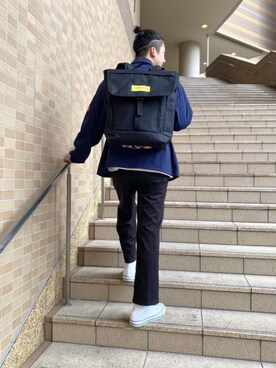 Manhattan Portage Staffさん（メンズ・177cm）の春コーディネート