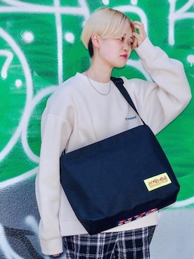 「A4サイズ」｜Manhattan Portage Staffさん（レディース・160cm）の春コーディネート