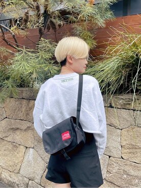 「お散歩」｜Manhattan Portage Staffさん（レディース・160cm）の春コーディネート