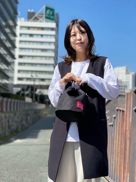 Manhattan Portage Staffさん(レディース・157cm)の春コーディネート