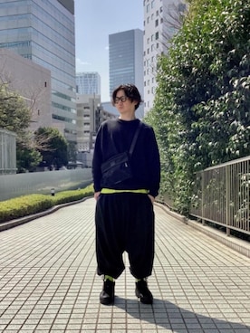 「Manhattan Portage BLACK LABEL」｜Manhattan Portage Staffさん（メンズ・176cm）の春コーディネート