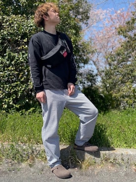 Manhattan Portage Staffさん（メンズ・170cm）の春コーディネート