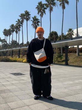 Manhattan Portage Staffさん(メンズ・165cm)の春コーディネート