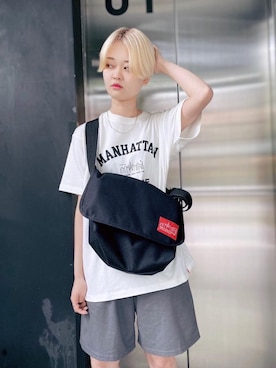 「A4サイズ」｜Manhattan Portage Staffさん（レディース・160cm）の春コーディネート