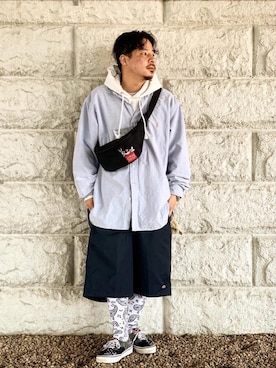 Manhattan Portage Staffさん（メンズ・165cm）の春コーディネート