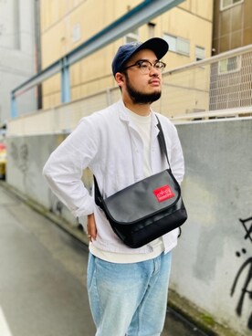 「Manhattan Portage BLACK LABEL」｜Manhattan Portage Staffさん（メンズ・173cm）の春コーディネート