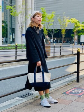 「キャンバス」｜Manhattan Portage Staffさん（レディース・163cm）の春コーディネート