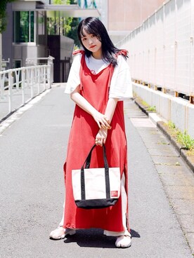 Manhattan Portage Staffさん（レディース・150cm）の春コーディネート