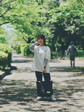 Manhattan Portage Staffさん（レディース・153cm）の春コーディネート