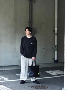 Manhattan Portage Staffさん（メンズ・177cm）の春コーディネート