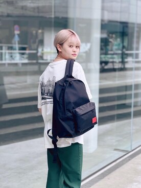 「A4サイズ」｜Manhattan Portage Staffさん（レディース・160cm）の夏コーディネート