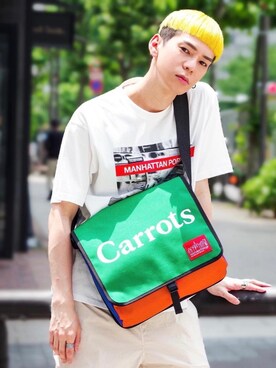 Manhattan Portage Staffさん（メンズ・172cm）の夏コーディネート