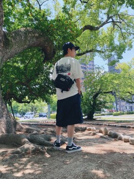 Manhattan Portage Staffさん（メンズ・170cm）の夏コーディネート