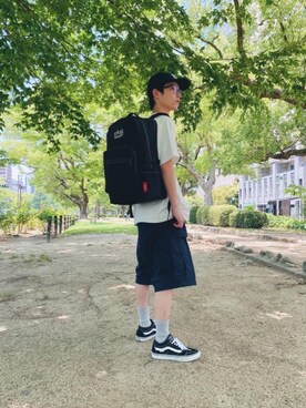 Manhattan Portage Staffさん（メンズ・170cm）の夏コーディネート