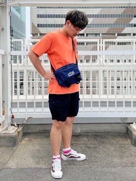 Manhattan Portage Staffさん（メンズ・174cm）の夏コーディネート