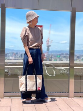 Manhattan Portage Staffさん（レディース・163cm）の夏コーディネート