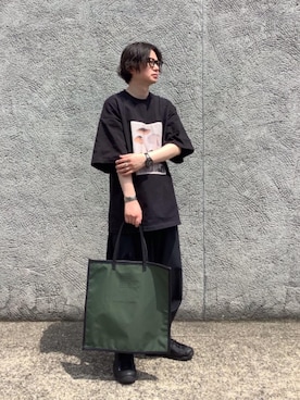 「Manhattan Portage BLACK LABEL」｜Manhattan Portage Staffさん（メンズ・176cm）の夏コーディネート