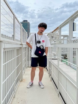 Manhattan Portage Staffさん（メンズ・174cm）の夏コーディネート