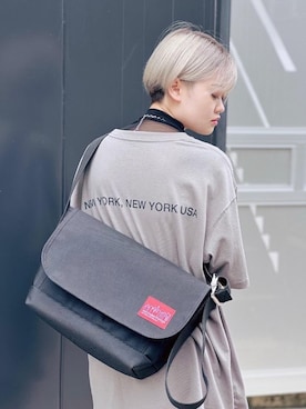 「A4サイズ」｜Manhattan Portage Staffさん（レディース・160cm）の夏コーディネート