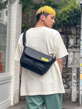 Manhattan Portage Staffさん（メンズ・172cm）の夏コーディネート