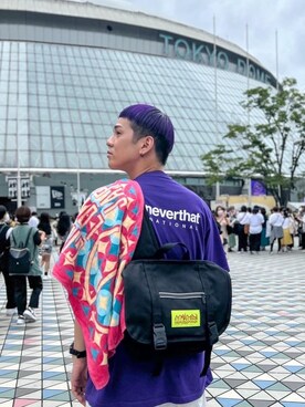 Manhattan Portage Staffさん(メンズ・172cm)の夏コーディネート