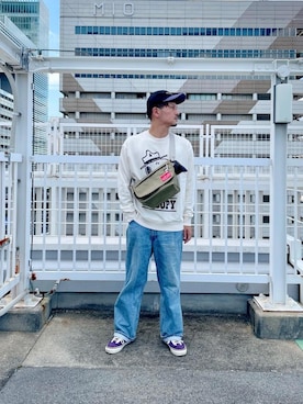 「アパレル」｜Manhattan Portage Staffさん（メンズ・174cm）の秋コーディネート